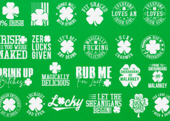 St. Patrick’s Day SVG Bundle, St Patrick’s Day Quotes, Gnome SVG, Rainbow svg, Lucky SVG, St Patricks Day Rainbow, Shamrock,Cut File Cricut