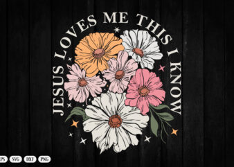 Jesus Loves Me This I know Svg , Jesus Svg Design , Bible Svg, Christian Svg
