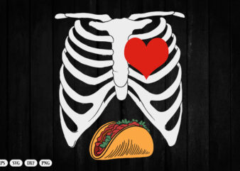 Halloween Dad Skeleton Taco Belly Funny Pregnancy Couple Men T-Shirt