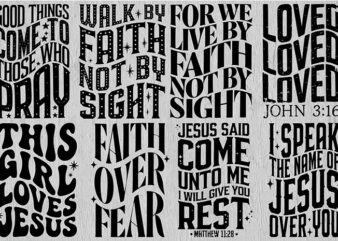 Christian Quote SVG Bundle, Bible Verse png, Christian Shirt Svg, Religious Svg, Jesus svg