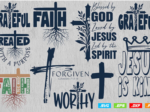 44 christian quote svg bundle, bible verse png, christian shirt svg, religious svg, jesus svg