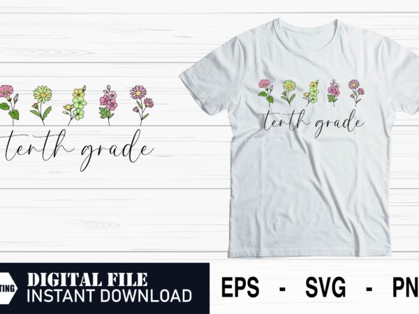 Tenth grade vibes – sophomore year back to school shirt, gamer style 10th grade design, tenth grade squad