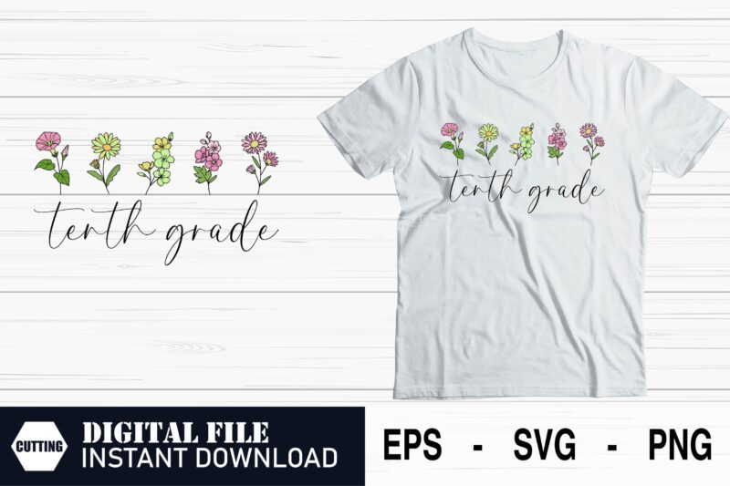 Tenth Grade Vibes – Sophomore Year Back to School Shirt, Gamer Style 10th Grade Design, Tenth Grade Squad