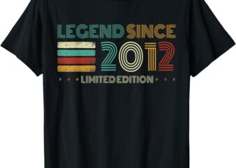 13 Years Old Legend Since 2012 13th Birthday T-Shirt