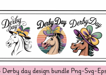 Derby Day Dress – Elegant Hat T-Shirt Design vector, derby day, kentucky derby, derby dress, horse race, elegant, fashion, hat, wide-brim