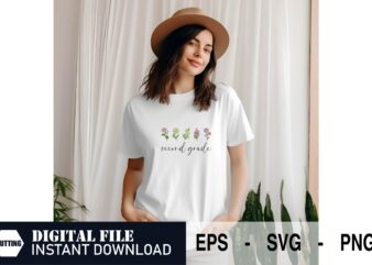 Second Grade Vibes – Cute Back to School Design, Level 2 Unlocked – Gamer Style Second Grade Shirt, Second Grade Squad – Ready for Class Fun