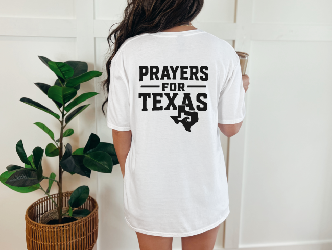 Prayers for Texas | Texas State Graphic Design, Support for Texas, Texas Recovery Shirt