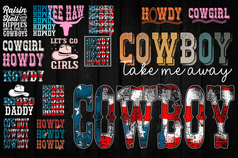 Rodeo SVG Bundle,Cowboy Svg Bundle,Horse Rider SVG,Western Bundle Svg,Farm Cowboy Svg,Cowboy Scene PNG,Western Cricut Files