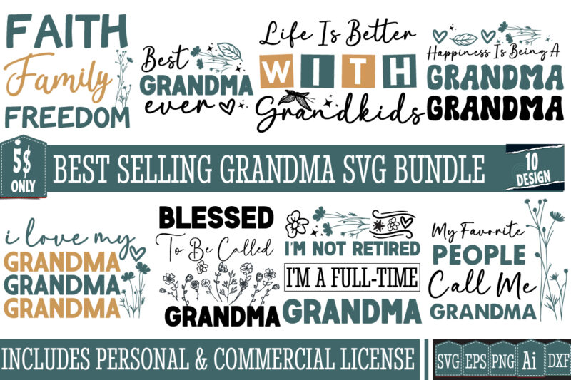 Grandma T-Shirt Design,Grandma SVG,grandmother svg, Nana SVG, Granny SVG, Mimi SVG, Grandmother SVG, Grandma Cut File, Grandma Clipart, Gran