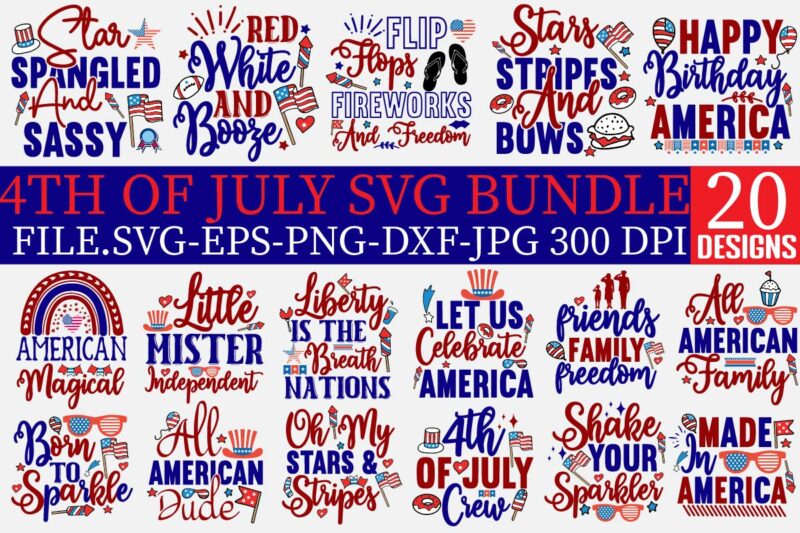 4th of July SVG cut file,Memorial SVG ,Retro 4th of July SVG Bundle, July 4th svg, Fourth of July svg, America svg, USA Flag svg, Independen