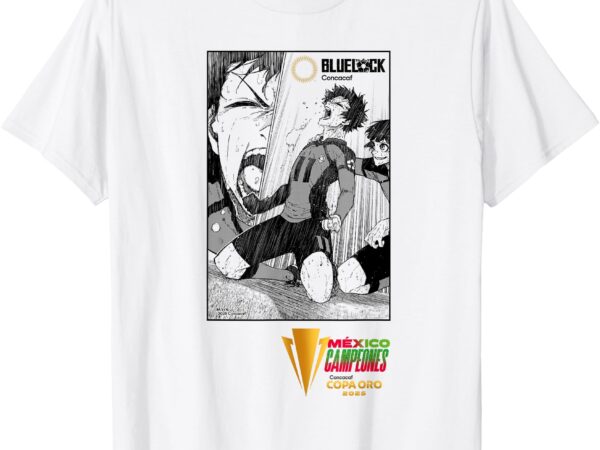 2025 concacaf vs blue lock mexico gold cup champions t-shirt