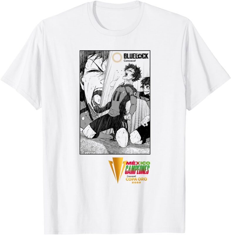 2025 CONCACAF vs Blue Lock Mexico Gold Cup Champions T-Shirt