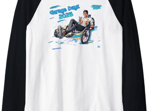 2025 garage dayz raglan baseball tee