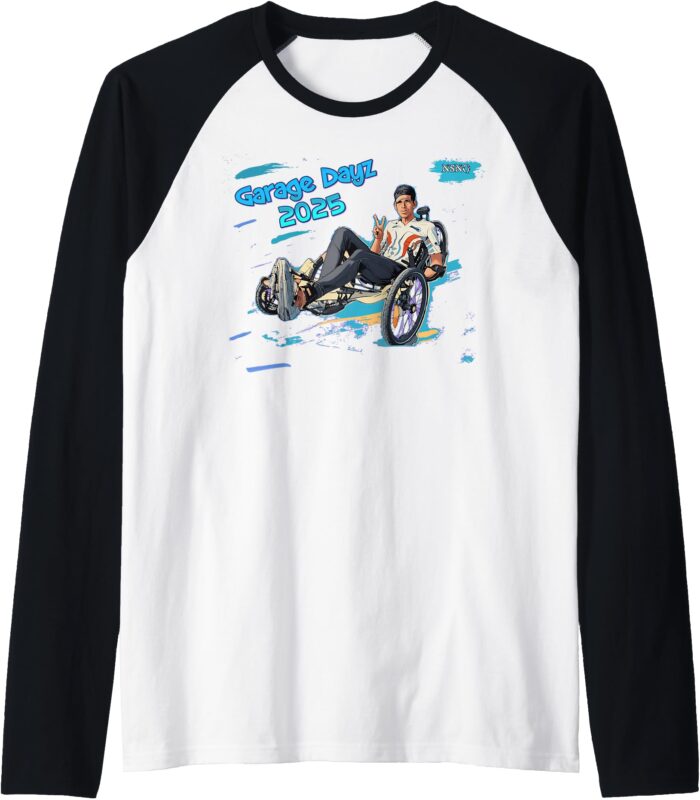 2025 Garage Dayz Raglan Baseball Tee