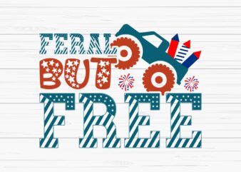Feral But Free – Wild Spirit T-Shirt Design, Bold Freedom Graphic Tee, Untamed & Free Patriotic Shirt
