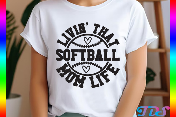 Living that softball mom life, svg png t shirt vector graphic Living that softball mom life, svg png t shirt vector graphic