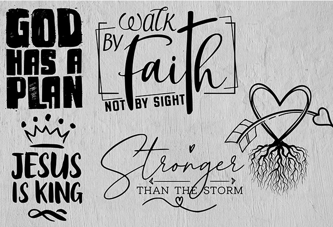 Christian Quote SVG Bundle, Bible Verse png, Christian Shirt Svg, Religious Svg, Jesus svg