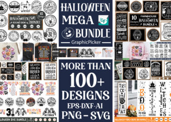Farmhouse Halloween Mega Bundle | Halloween Big Bundle