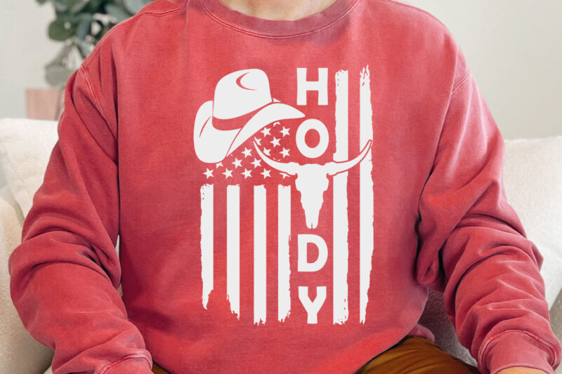 Western Country Men Teen Boy Kid Rodeo Southern Cowboy Howdy T-Shirt