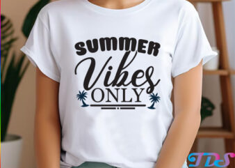 Summer vibes only svg - summer cut file.