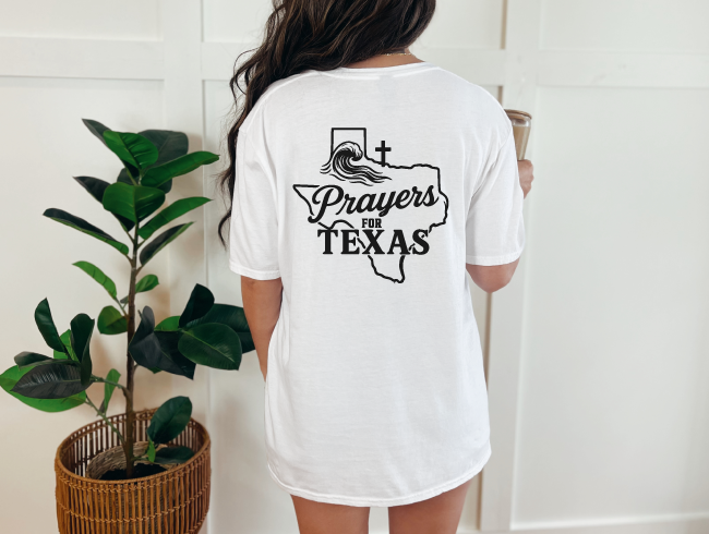 Prayers for Texas | Texas State Graphic Design, Support for Texas, Texas Recovery Shirt