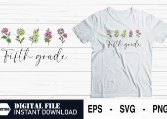 Fifth Grade Vibes – Cool Back to School Design,