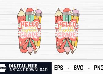 Back to School Transition Bundle, Class of 2029 & 2028 Design, Middle to High School Combo Shirt, Hello 8th and 9th Grade