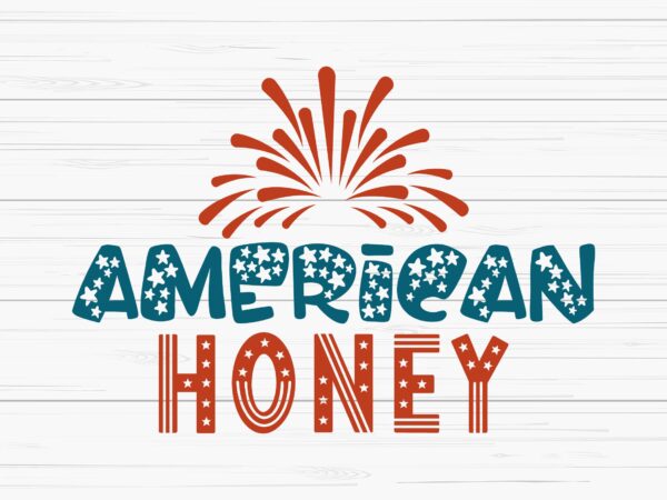 American honey – sweet southern t-shirt design, vintage country girl graphic tee, southern charm patriotic shirt