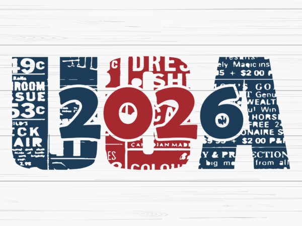 Usa 2026 – patriotic future t-shirt design, bold american pride graphic tee, vintage style independence day shirt, trendy 2026