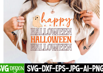 Happy Halloween T-Shirt Design, Happy Halloween Vector t-Shirt Design, Boo Boo Crew T-Shirt Design, Boo Boo Crew Vector T-Shirt Design, Hall