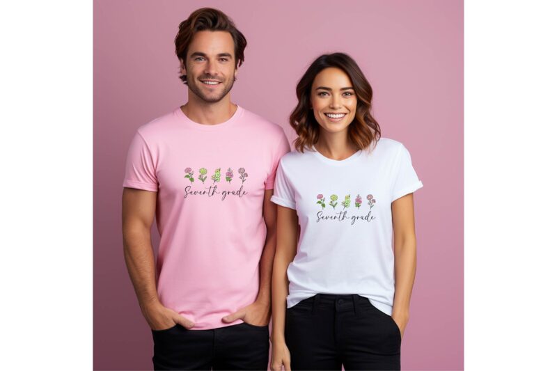 Seventh Grade Vibes – Back to School Middle School Tee, Gamer Style 7th Grade Shirt, Seventh Grade Squad – Cool Class of 2030 Design