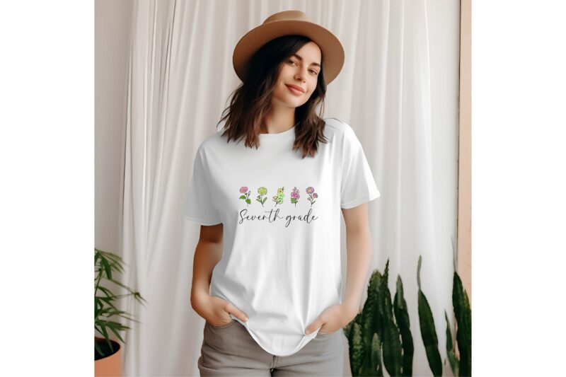 Seventh Grade Vibes – Back to School Middle School Tee, Gamer Style 7th Grade Shirt, Seventh Grade Squad – Cool Class of 2030 Design