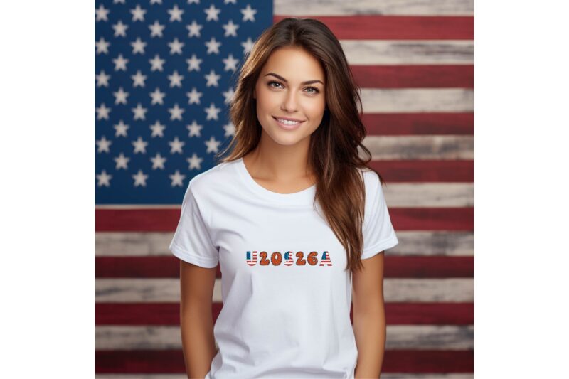 USA 2026 – Patriotic Future T-Shirt Design, 2026 trendy tee, trend tee, 2026 best design, best tee, new tee, usa tee