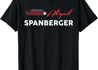 Abigail Spanberger Governor 2025 Virginia Election US Flag T-Shirt