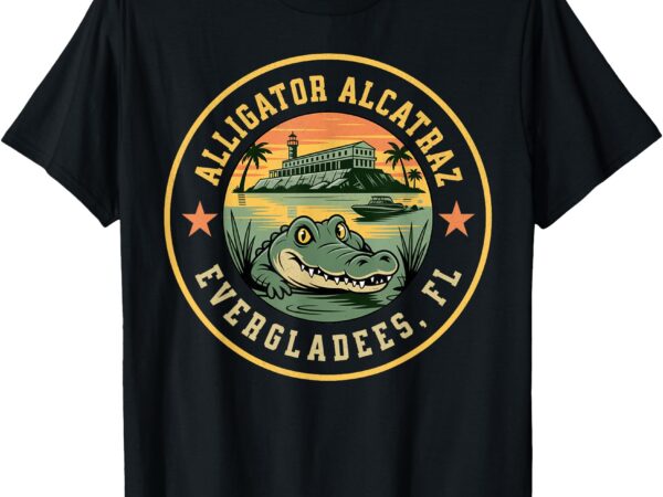 Alligator alcatraz florida everglades t-shirt