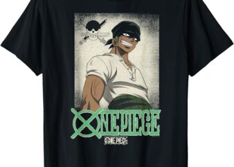 Anime Vintage Illustration Roronoa Zoro T-Shirt