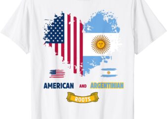Argentina American Flag Ideas For Kids Hispanic Argentinian T-Shirt