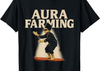 Aura Farming Indonesian Boat Race Kid Meme T-Shirt