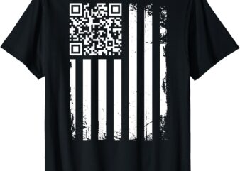 (BACK) Funny QR Don’t Be A Little Btch Code Saying Quote T-Shirt