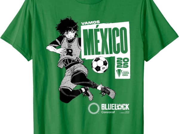 Blue lock x concacaf – “go mexico_ bachira in gold cup 2025 t-shirt