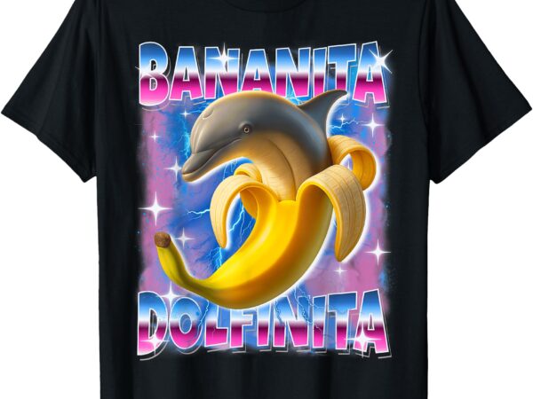 Bananita-dolfinita italian-brainrot ai generated animals kid t-shirt