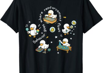 Behavior Analyst Silly Goose RBT ABA Therapy Sped Teacher T-Shirt
