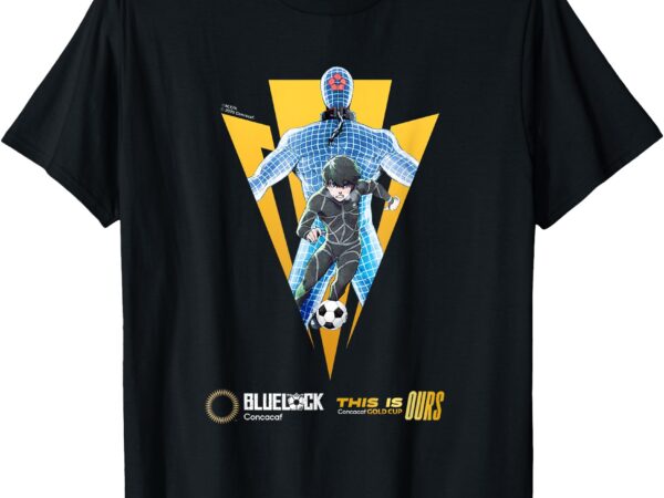 Blue lock x concacaf isagi gold cup 2025 standard t-shirt t-shirt