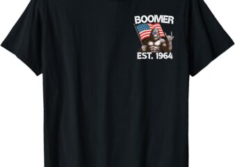 Boomer 1964 Walk Away I’m A Grumpy Old Man 4th Of July T-Shirt
