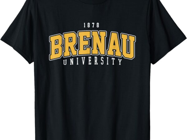 Brenau tech vintage university arch tee for men & women t-shirt