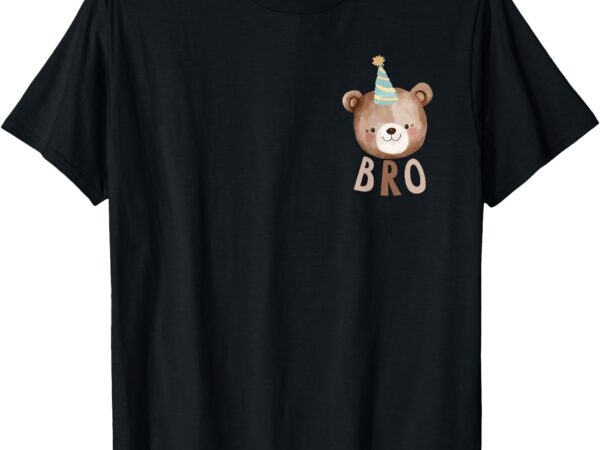 Bro bear 1st birthday beary first birthday matching family t-shirt