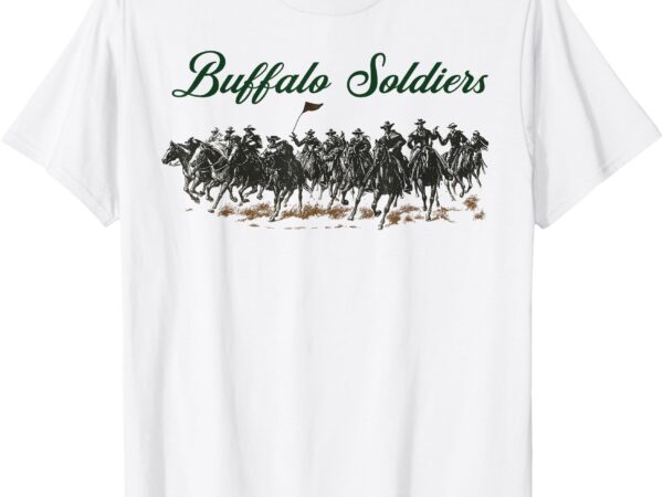 Buffalo soldiers shirt native t-shirt