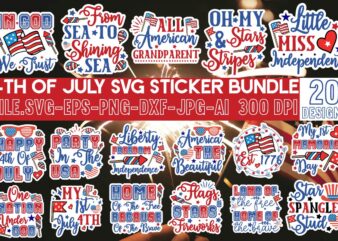 4th of July SVG cut file,Memorial SVG ,Retro 4th of July SVG Bundle, July 4th svg, Fourth of July svg, America svg, USA Flag svg, Independen