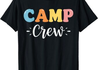 Camp Crew Retro Summer Counselor Matching Group T-Shirt