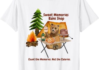 Camping Bear Sweets T-Shirt
